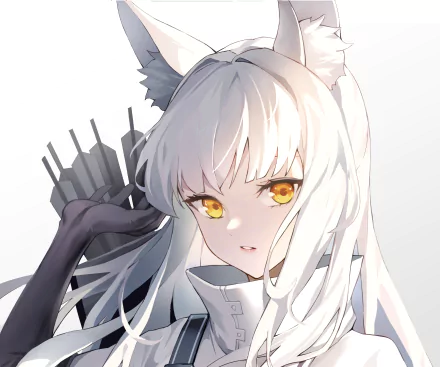 animal ears Platinum (Arknights) video game Arknights HD Desktop Wallpaper | Background Image