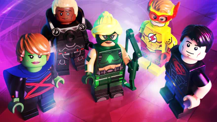 Aqualad (DC Comics) Arrowette (DC Comics) Kaldur'ahm Wally West Kid Flash Artemis Crock Conner Kent Superboy Miss Martian video game LEGO DC Super Villains HD Desktop Wallpaper | Background Image