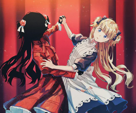 Kate (Shadows House) Emilico (Shadows House) Anime Shadows House HD Desktop Wallpaper | Background Image