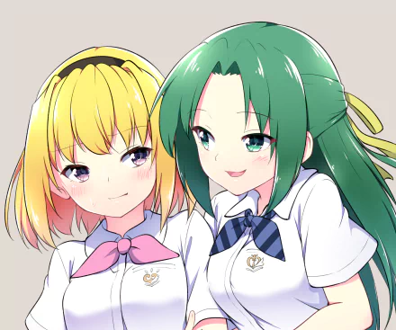 Sonozaki Shion Hōjō Satoko Anime Higurashi When They Cry HD Desktop Wallpaper | Background Image