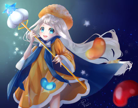 Cream Puff Cookie (Cookie Run) video game COOKIE RUN: KINGDOM HD Desktop Wallpaper | Background Image