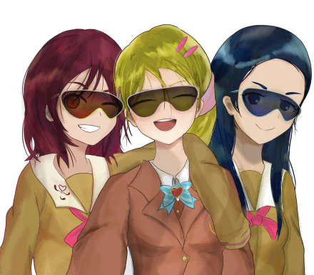 Hikari Kujo Michiru Kiryuu Kaoru Kiryuu Anime Pretty Cure! HD Desktop Wallpaper | Background Image