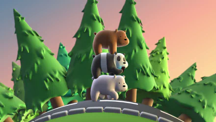 TV Show We Bare Bears HD Desktop Wallpaper | Background Image