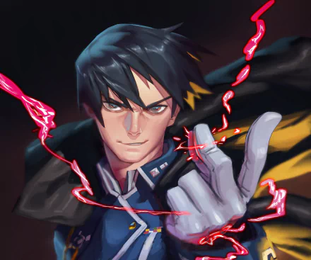 Roy Mustang Anime Fullmetal Alchemist HD Desktop Wallpaper | Background Image