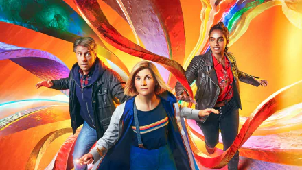 Mandip Gill Bradley Walsh Jodie Whittaker Thirteenth Doctor TV Show Doctor Who (2005) HD Desktop Wallpaper | Background Image