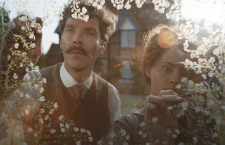 Claire Foy Benedict Cumberbatch movie The Electrical Life of Louis Wain HD Desktop Wallpaper | Background Image