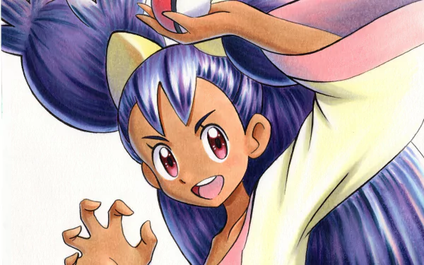 Iris (Pokémon) video game Pokemon: Black and White HD Desktop Wallpaper | Background Image