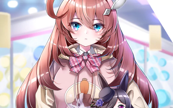 Rice Shower Mihono Bourbon Anime Uma Musume: Pretty Derby HD Desktop Wallpaper | Background Image