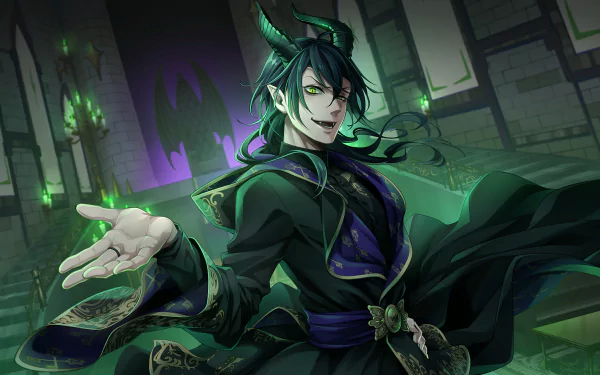 Malleus Draconia video game Twisted Wonderland HD Desktop Wallpaper | Background Image