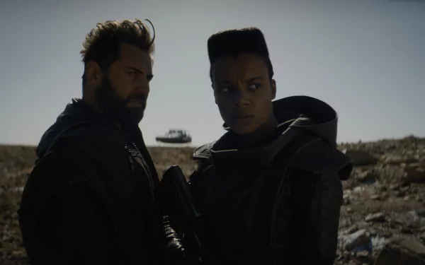 Daniel MacPherson Leah Harvey TV Show Foundation HD Desktop Wallpaper | Background Image