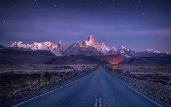Andes patagonia Argentina man made road HD Desktop Wallpaper | Background Image