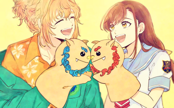 Minami Otone Yui Asahina video game Kiniro no Corda ~Starlight Orchestra~ HD Desktop Wallpaper | Background Image