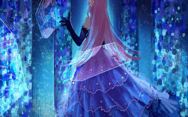 long hair dress Nikki (Miracle Nikki) video game Shining Nikki HD Desktop Wallpaper | Background Image