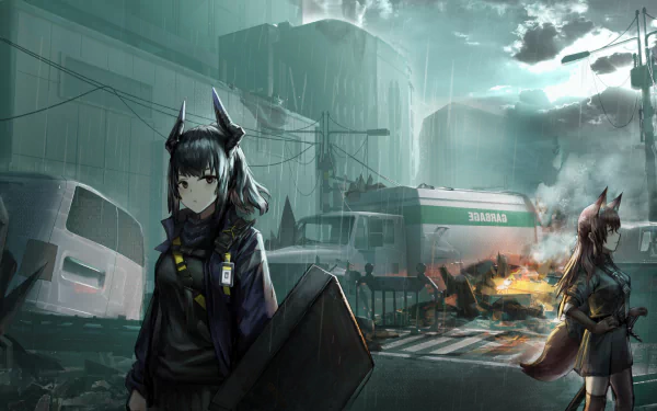 Franka (Arknights) Liskarm (Arknights) video game Arknights HD Desktop Wallpaper | Background Image