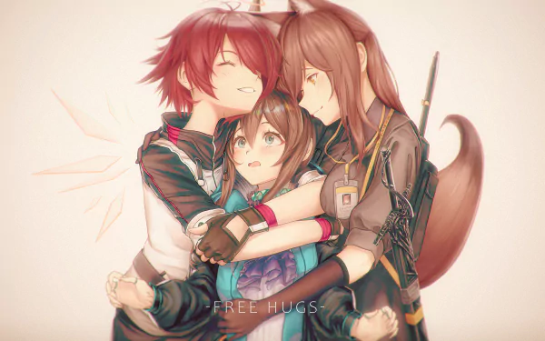 Amiya (Arknights) Exusiai (Arknights) Franka (Arknights) video game Arknights HD Desktop Wallpaper | Background Image