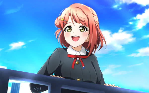 Ayumu Uehara Anime Love Live! Nijigasaki High School Idol Club HD Desktop Wallpaper | Background Image