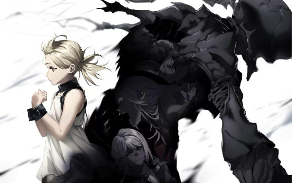 Kuroki Kaibutsu Fio (Nier) video game NieR Re[in]carnation HD Desktop Wallpaper | Background Image