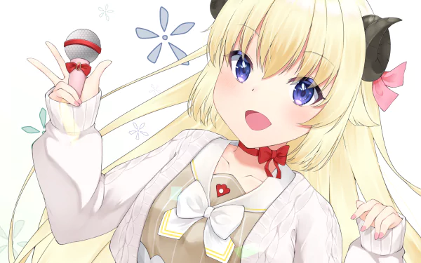 hololive Tsunomaki Watame Anime Virtual Youtuber HD Desktop Wallpaper | Background Image