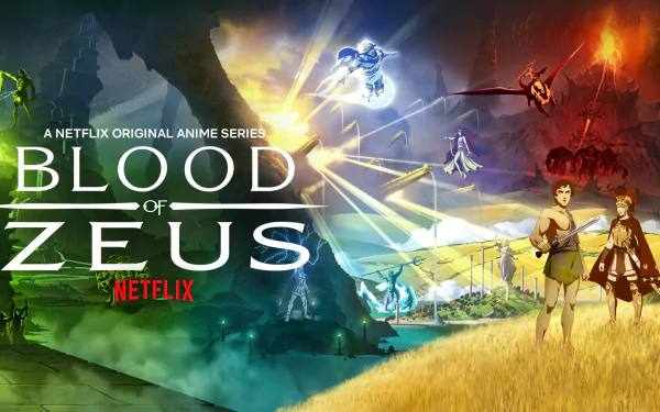 Hermes (Blood of Zeus) Hera (Blood of Zeus) Heron (Blood of Zeus) Anime Blood of Zeus HD Desktop Wallpaper | Background Image