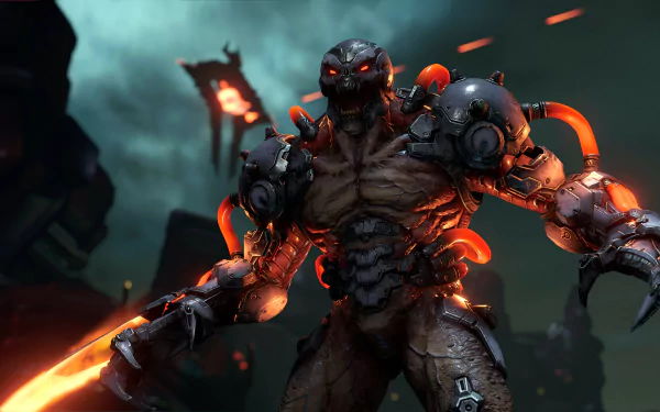 video game DOOM Eternal HD Desktop Wallpaper | Background Image