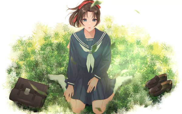 school uniform Kazuha Toyama Anime Detective Conan HD Desktop Wallpaper | Background Image