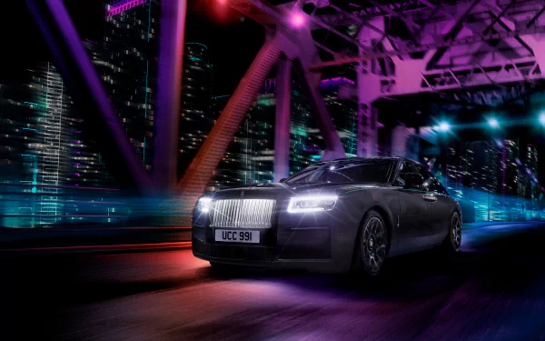 vehicle Rolls-Royce Black Badge Ghost HD Desktop Wallpaper | Background Image
