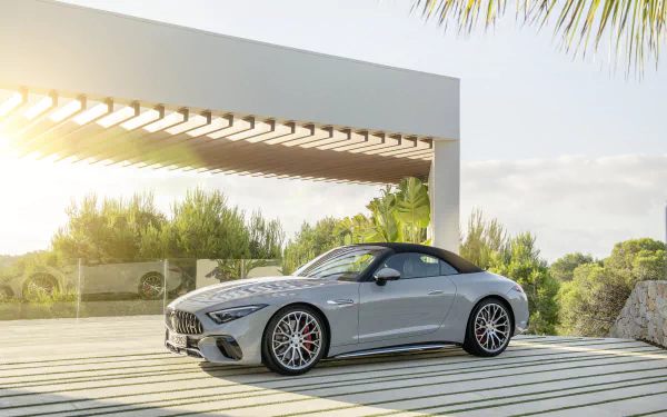 Mercedes-AMG SL 55 4MATIC vehicle Mercedes-AMG SL HD Desktop Wallpaper | Background Image