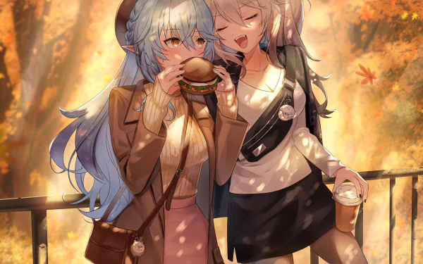 hololive Yukihana Lamy Shishiro Botan Anime Virtual Youtuber HD Desktop Wallpaper | Background Image