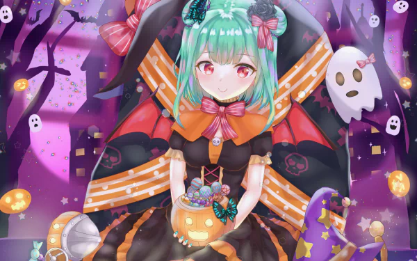 hololive Uruha Rushia Anime Virtual Youtuber HD Desktop Wallpaper | Background Image