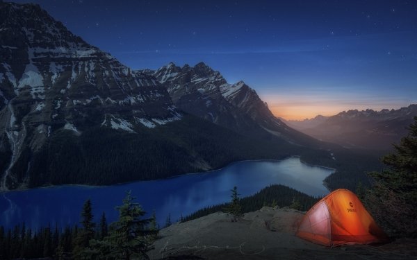 Photography Camping Canada Tent Lake HD Wallpaper | Background Image