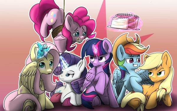 TV Show My Little Pony: Friendship is Magic My Little Pony Twilight Sparkle Rarity Rainbow Dash Applejack Pinkie Pie Fluttershy HD Wallpaper | Background Image
