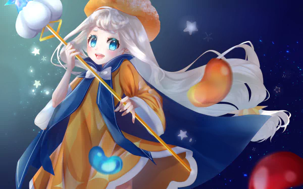 Cream Puff Cookie (Cookie Run) video game COOKIE RUN: KINGDOM HD Desktop Wallpaper | Background Image