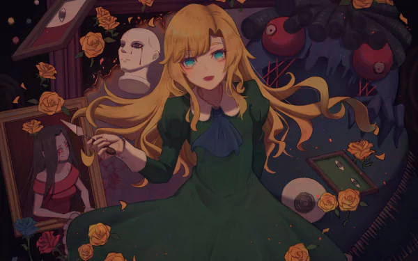 Mary (Ib) video game Ib (2012) HD Desktop Wallpaper | Background Image