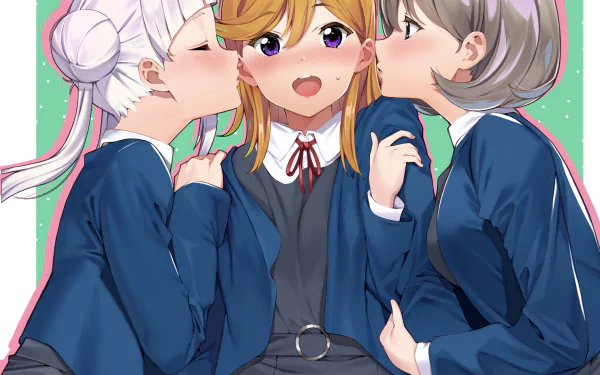 Keke Tang Kanon Shibuya Chisato Arashi Anime Love Live! Superstar!! HD Desktop Wallpaper | Background Image