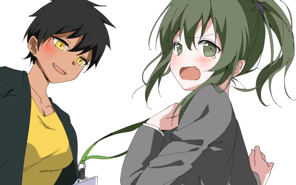 Natsumi Kurobe Futaba Igarashi Anime My Senpai is Annoying HD Desktop Wallpaper | Background Image