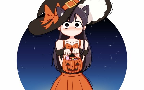 Anime Komi Can't Communicate Komi Shouko Halloween HD Wallpaper | Background Image