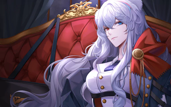 uniform heterochromia Rosa (Arknights) video game Arknights HD Desktop Wallpaper | Background Image