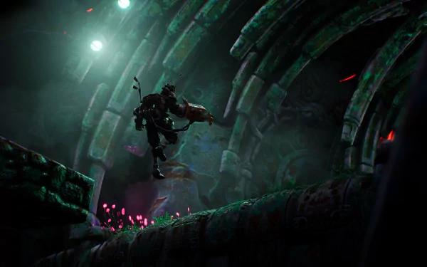 video game The Gunk HD Desktop Wallpaper | Background Image