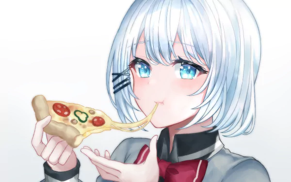 pizza Siesta (The Detective Is Already Dead) Anime The Detective Is Already Dead HD Desktop Wallpaper | Background Image