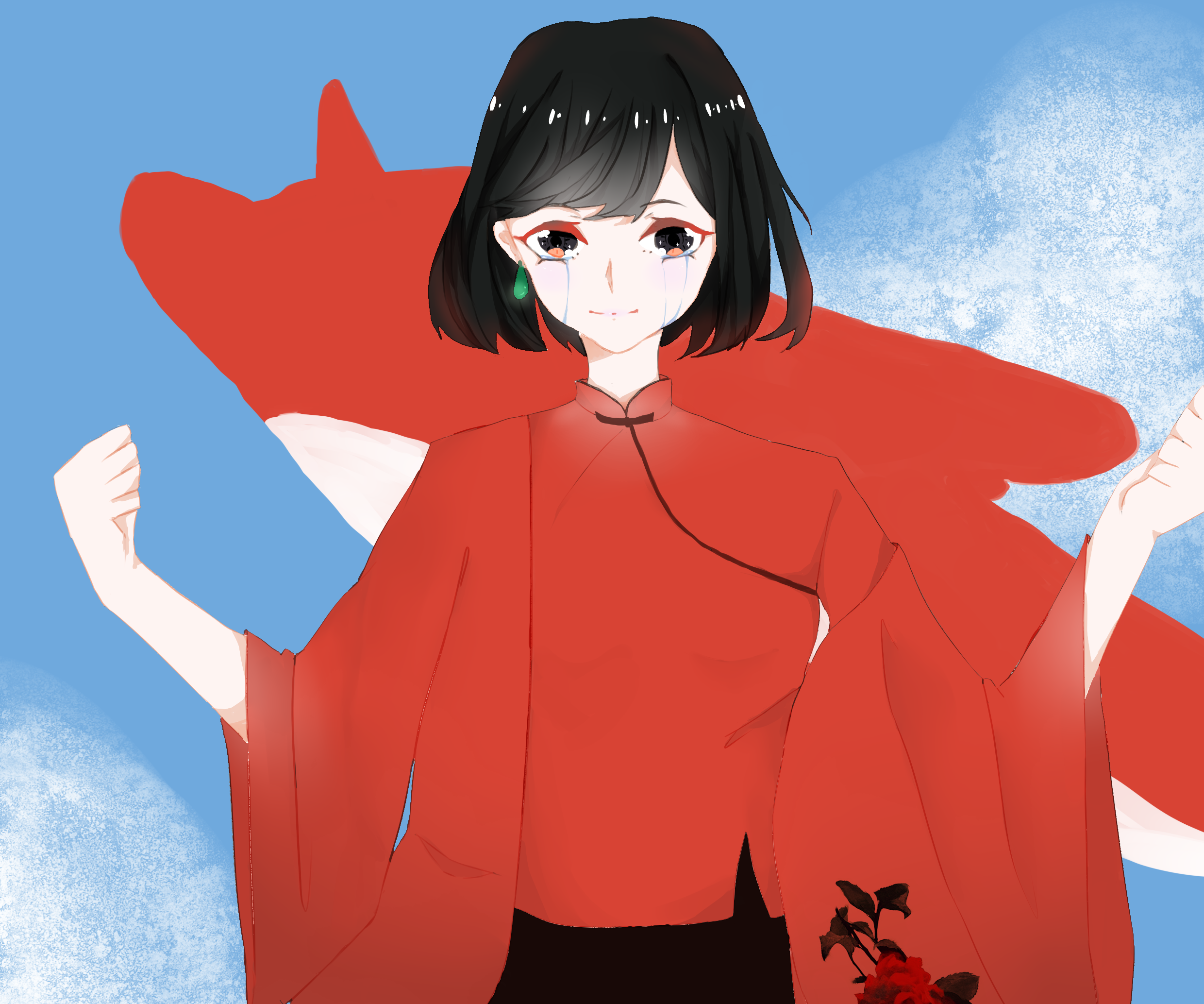 Anime Big Fish & Begonia HD Wallpaper | Background Image