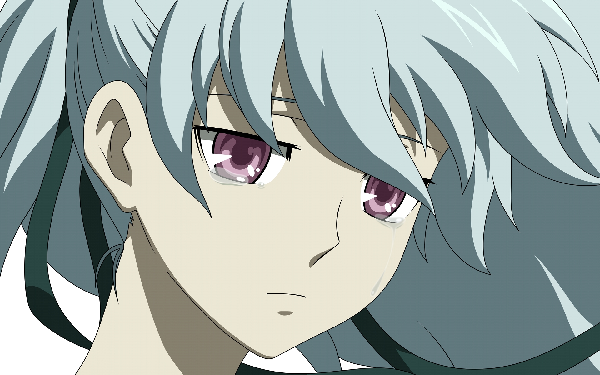 Yin from Darker Than Black, a captivating anime character gracing your desktop wallpaper.