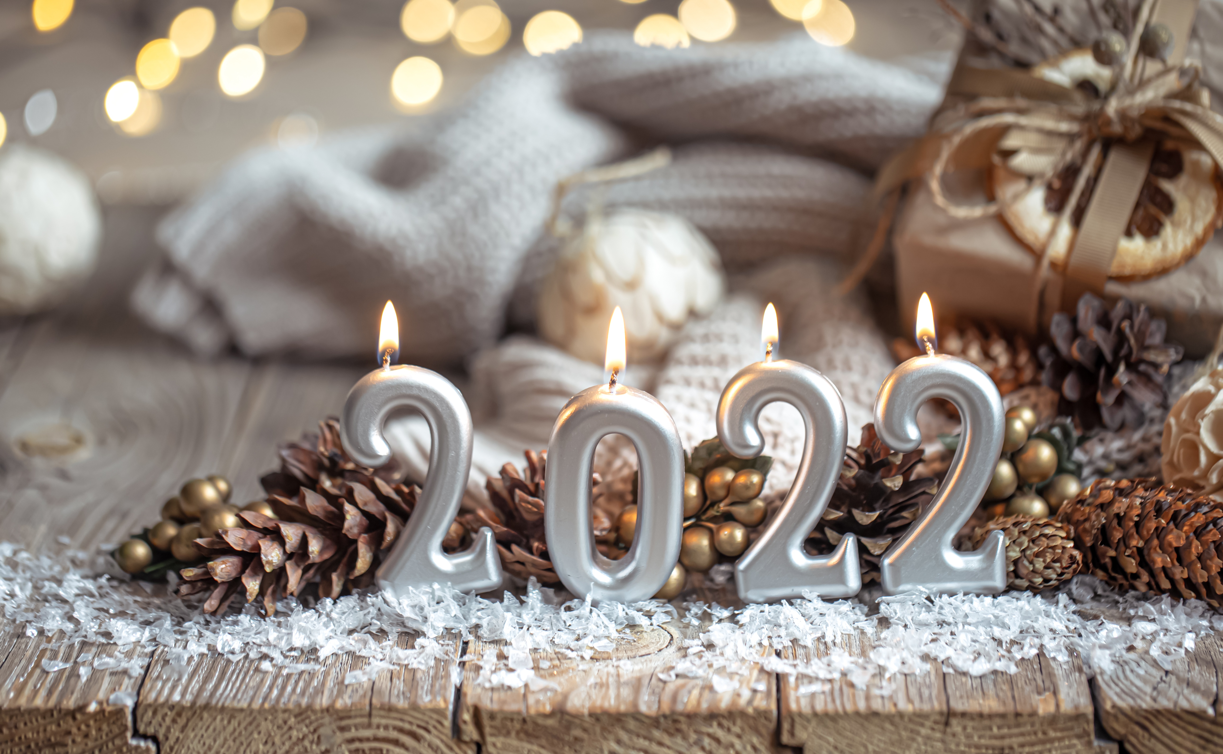 Día festivo Año Nuevo 2022 Fondo de Pantalla