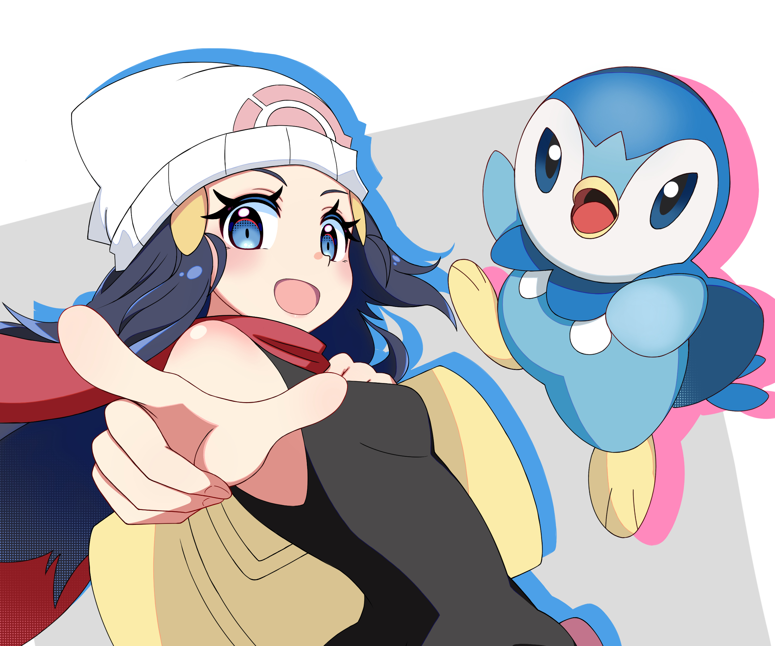 Anime, Pokémon, Piplup (Pokémon), Dawn (Pokémon), HD wallpaper
