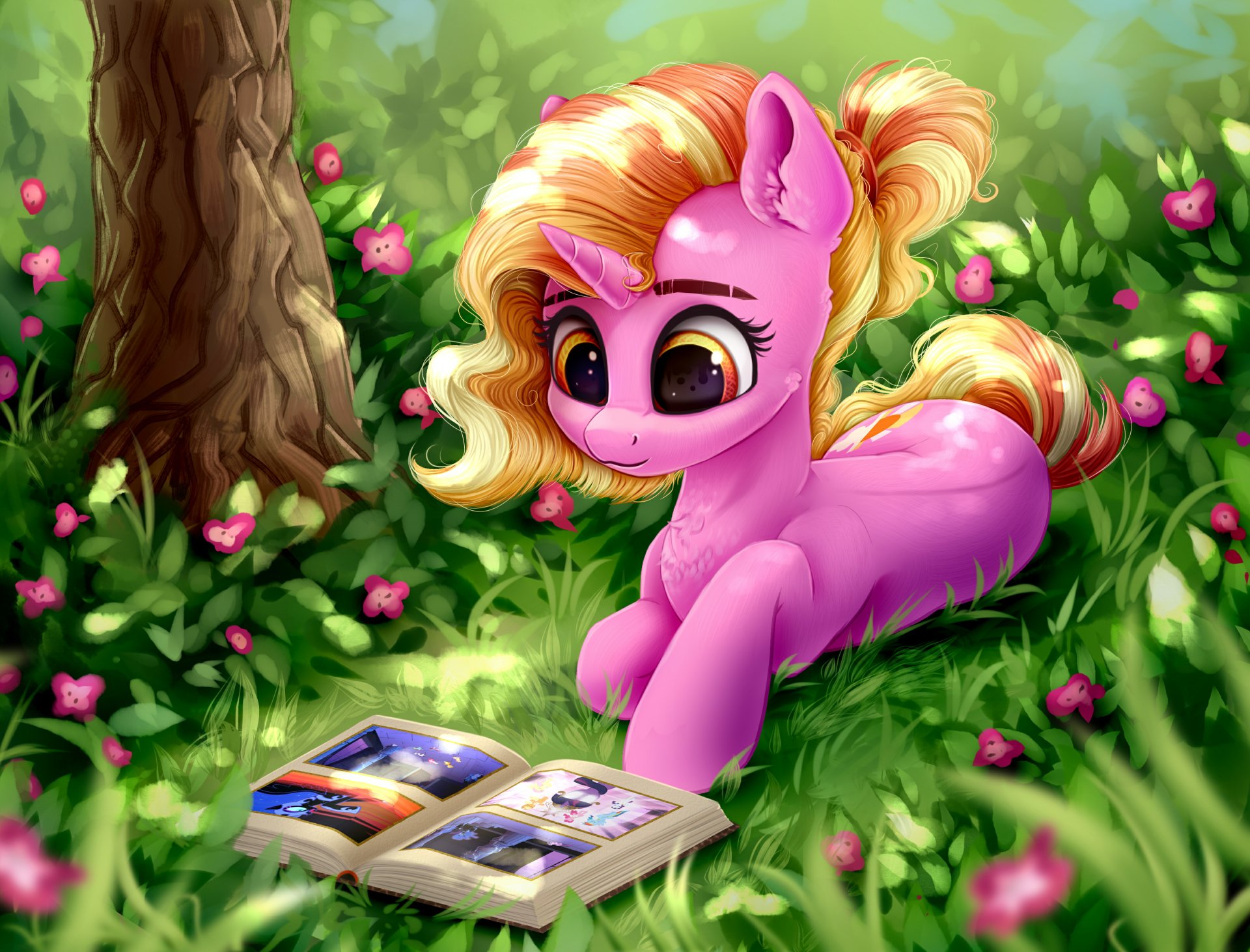 Download Nightmare Moon (My Little Pony) Unicorn Applejack (My Little Pony) Fluttershy (My Little Pony) Rarity (My Little Pony) Pinkie Pie Rainbow Dash Twilight Sparkle Luster Dawn (My Little Pony) TV Show My Little Pony: Friendship Is Magic HD Wallpaper by rysunkowasucharia