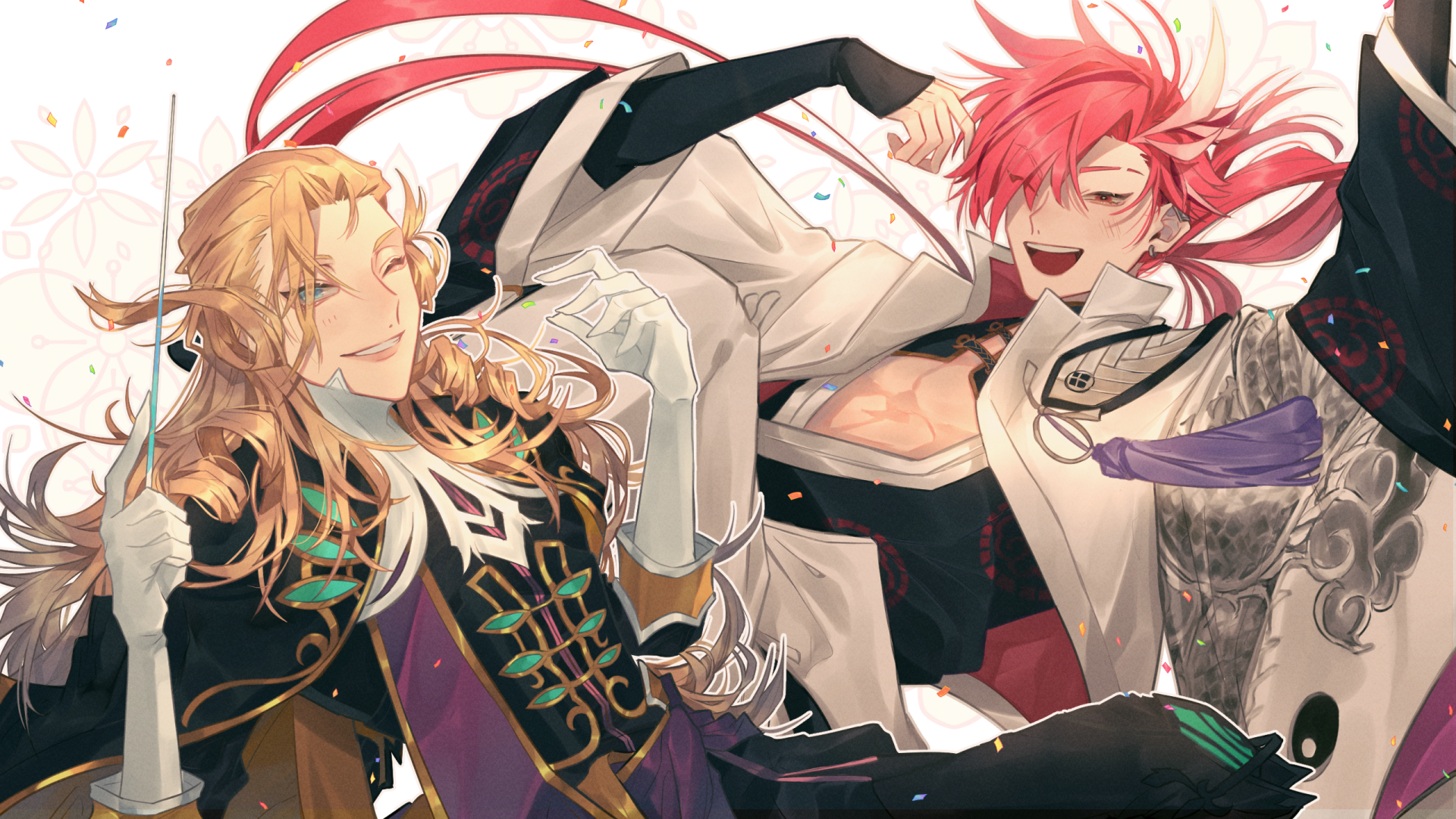 Download Wolfgang Amadeus Mozart (Fate/Grand Order) Caster (Fate/Grand Order) Takasugi Shinsaku (Fate/Grand Order) Anime Fate/Grand Order HD Wallpaper