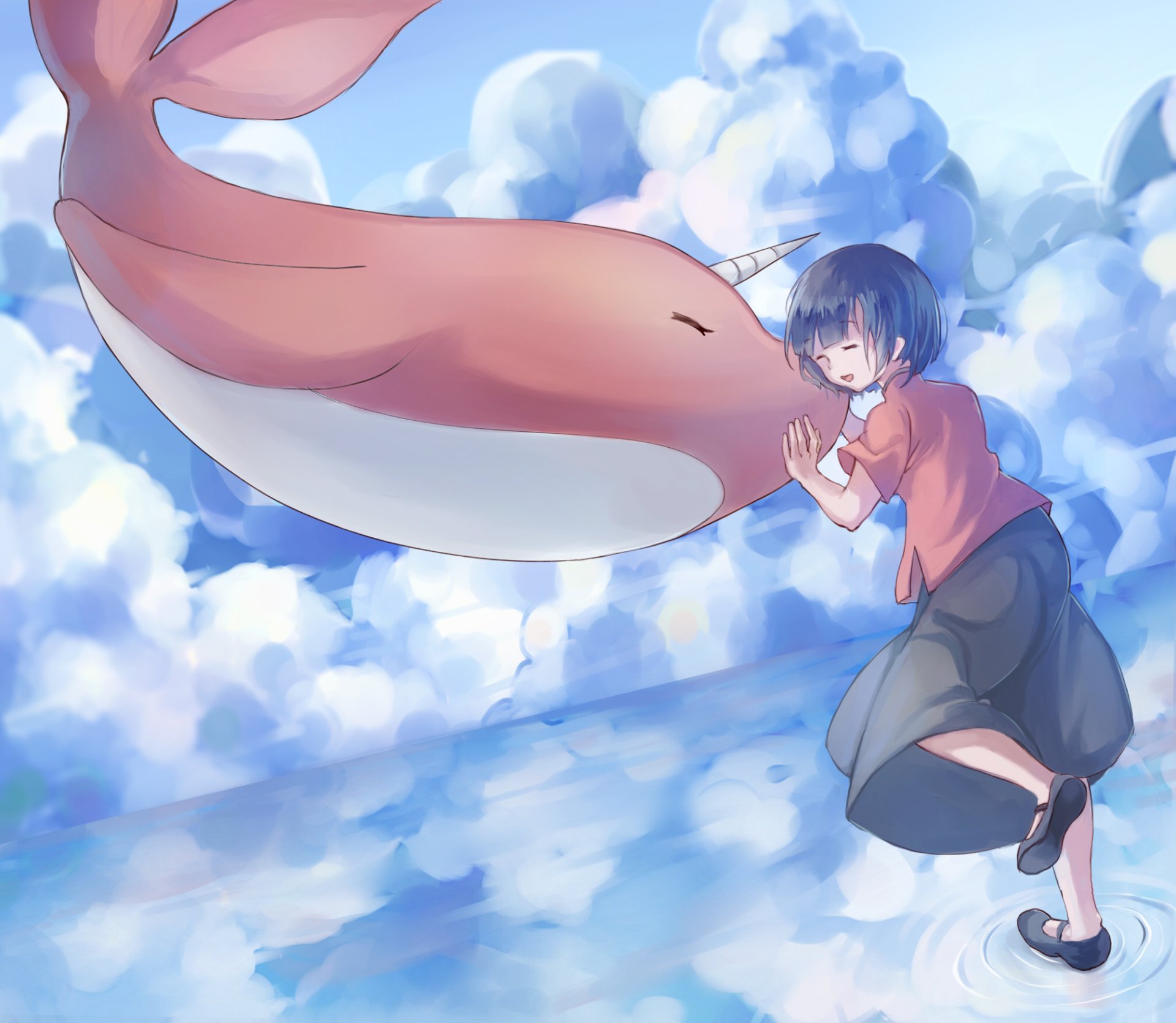 Download Anime Big Fish & Begonia HD Wallpaper by 煎煎焦蛋