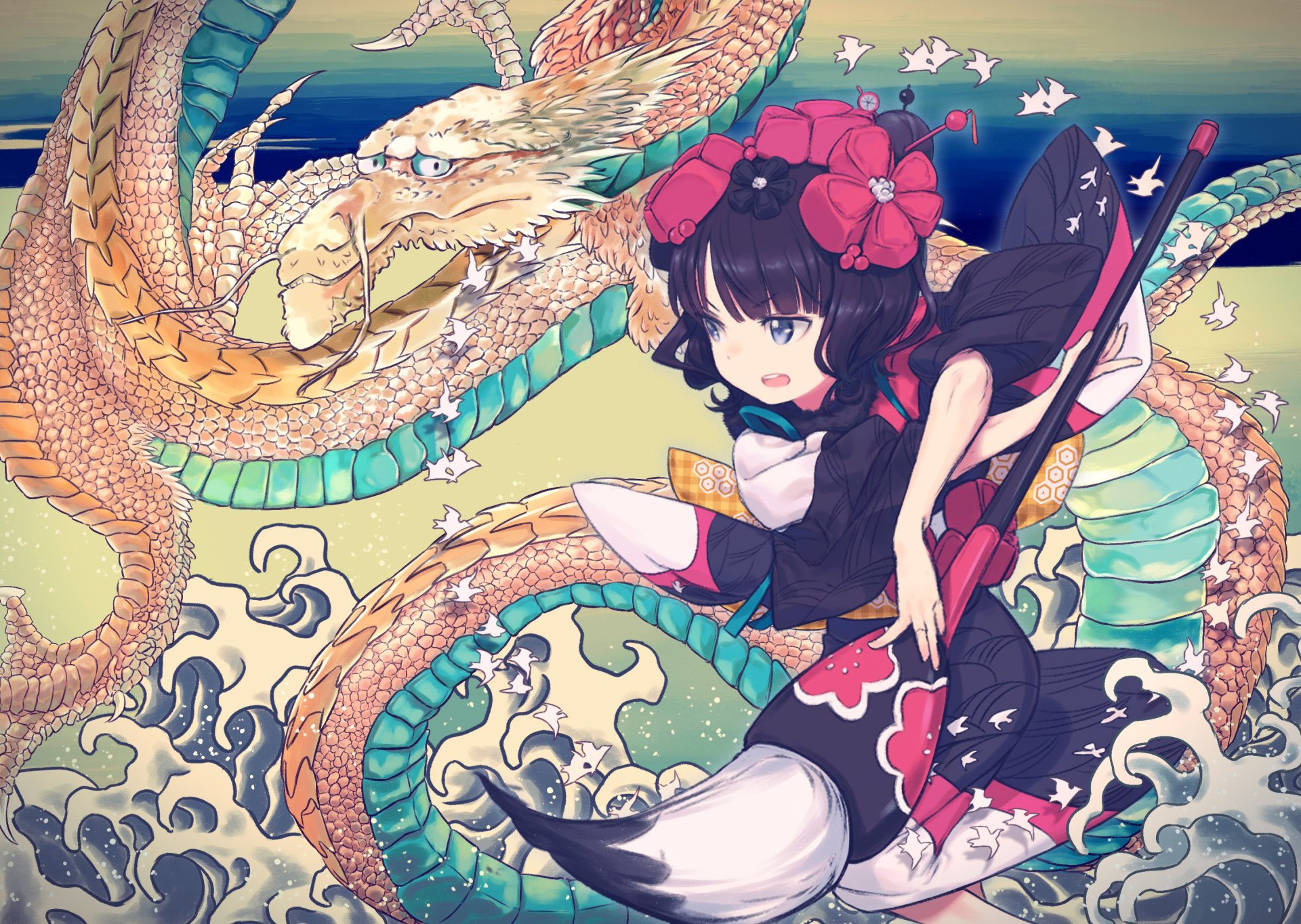 Download Katsushika Hokusai (Fate/Grand Order) Foreigner (Fate/Grand Order) Anime Fate/Grand Order HD Wallpaper