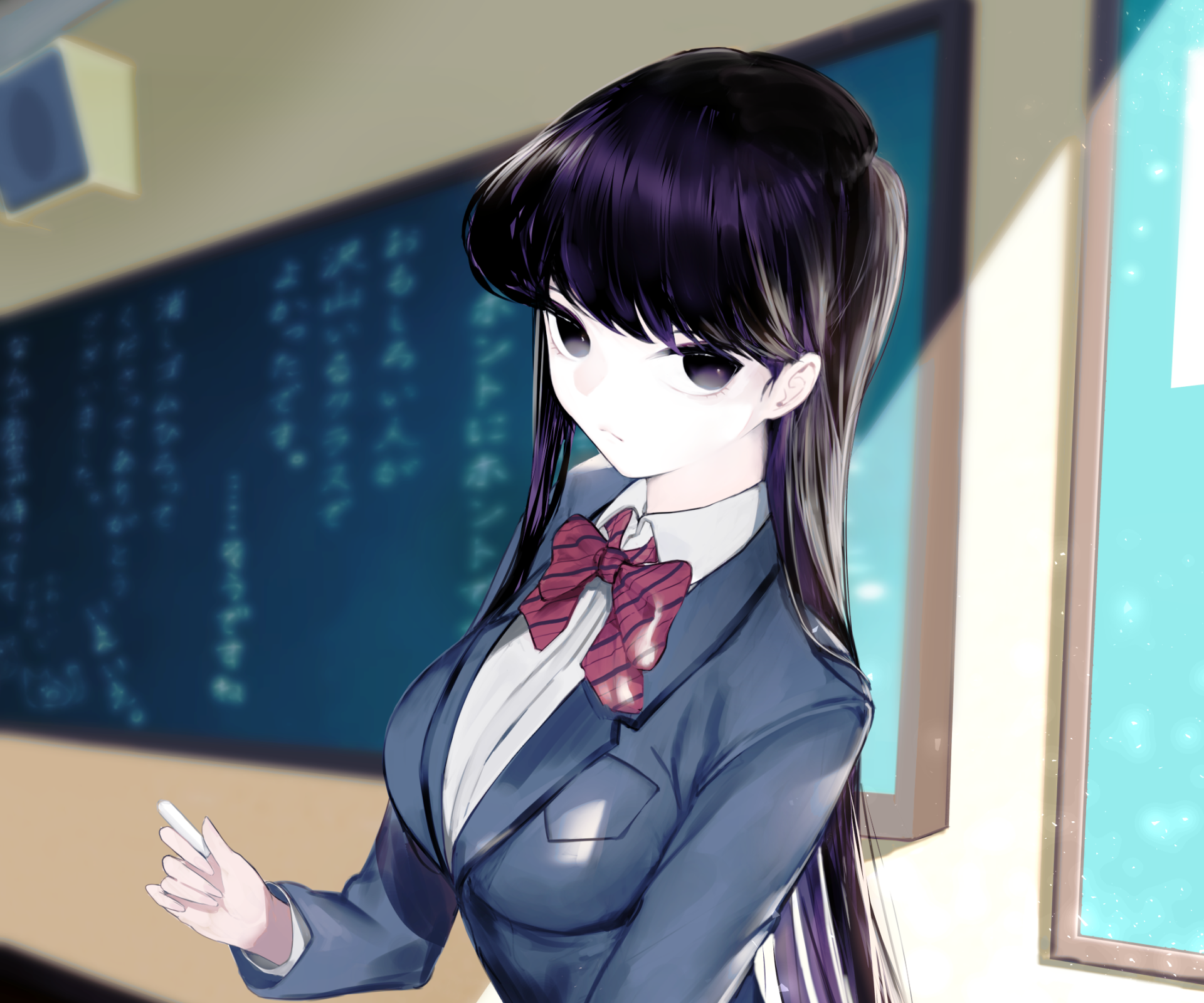 Download Komi Shouko Anime Komi Can't Communicate HD Wallpaper by EROTIPOP