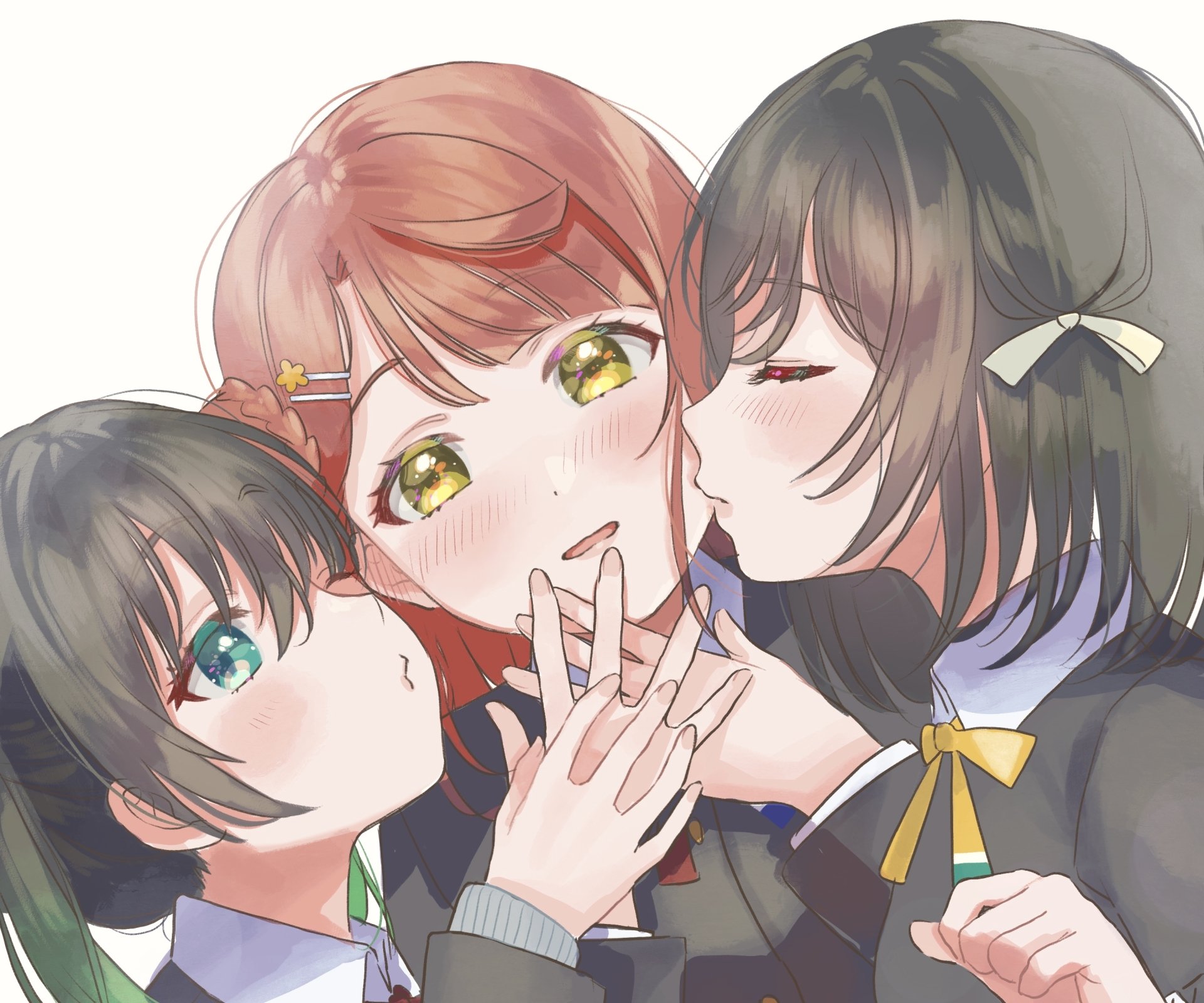 Download Ayumu Uehara Yu Takasaki Shioriko Mifune Anime Love Live! Nijigasaki High School Idol Club HD Wallpaper