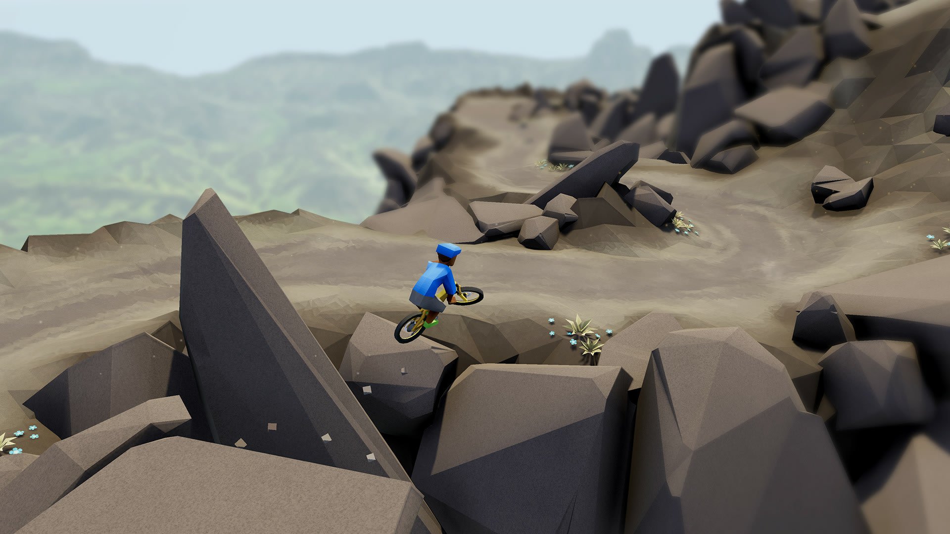 Download Video Game Lonely Mountains: Downhill HD Wallpaper